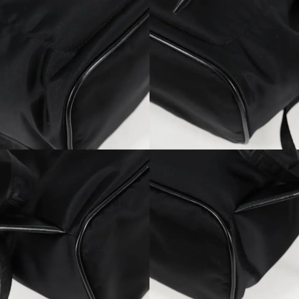 Versace Nylon Backpack Black